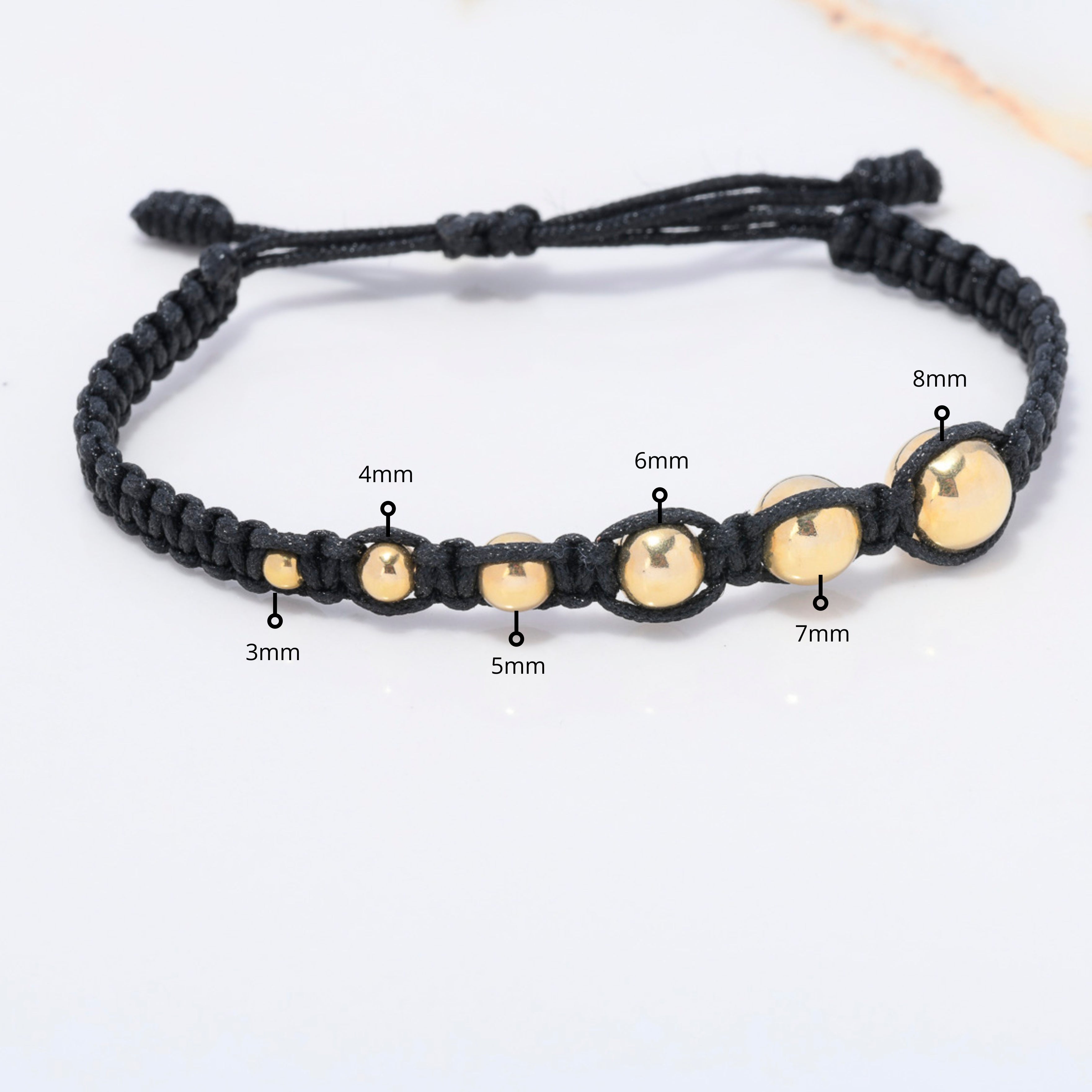 Bead Polished 5mm / 0.14gr Yellow Gold &