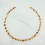 Anklet Gc 6.25 g / 10 1/2 in / 5.25 mm Three Golds 18K