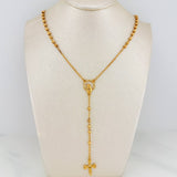 Miraculous Virgin Rosary 8.1 g / 23 1/2 in / 3 mm 18K Yellow Gold