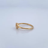 Heart Silhouette Ring 1.55gr / Size 6 / 18K Gold &