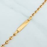 Pulso Bebé Gc Placa 1.5 g / 5 in / 3.3 mm Oro Amarillo 18K