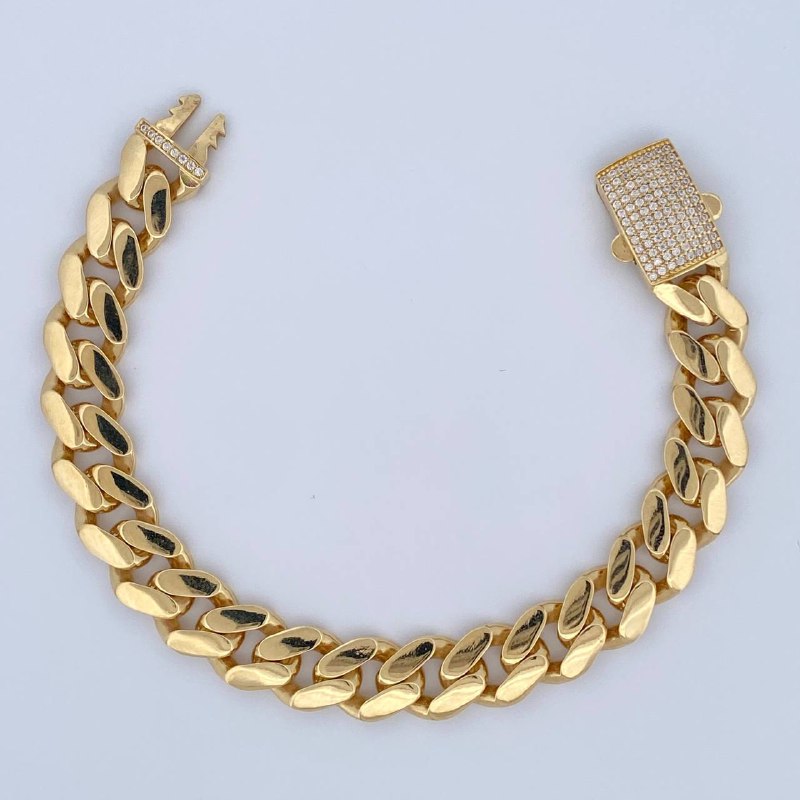 Cuban Links Bracelet 20gr / 7.9in / +1 18K Gold &
