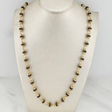 Rustic Barrel Chain 15.5 g / 24 1/2 in / 4.2 mm 18K Yellow Gold