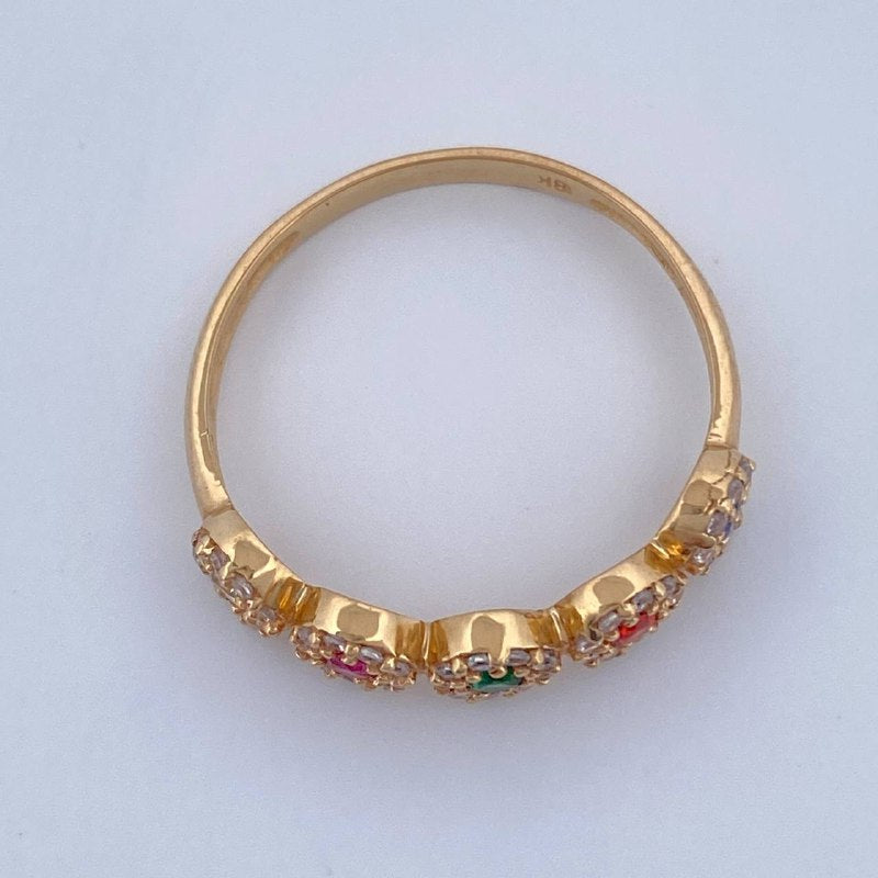 Anillo Churumbela Tupido 2gr / T7 3/4 / Oro Amarillo 18K &