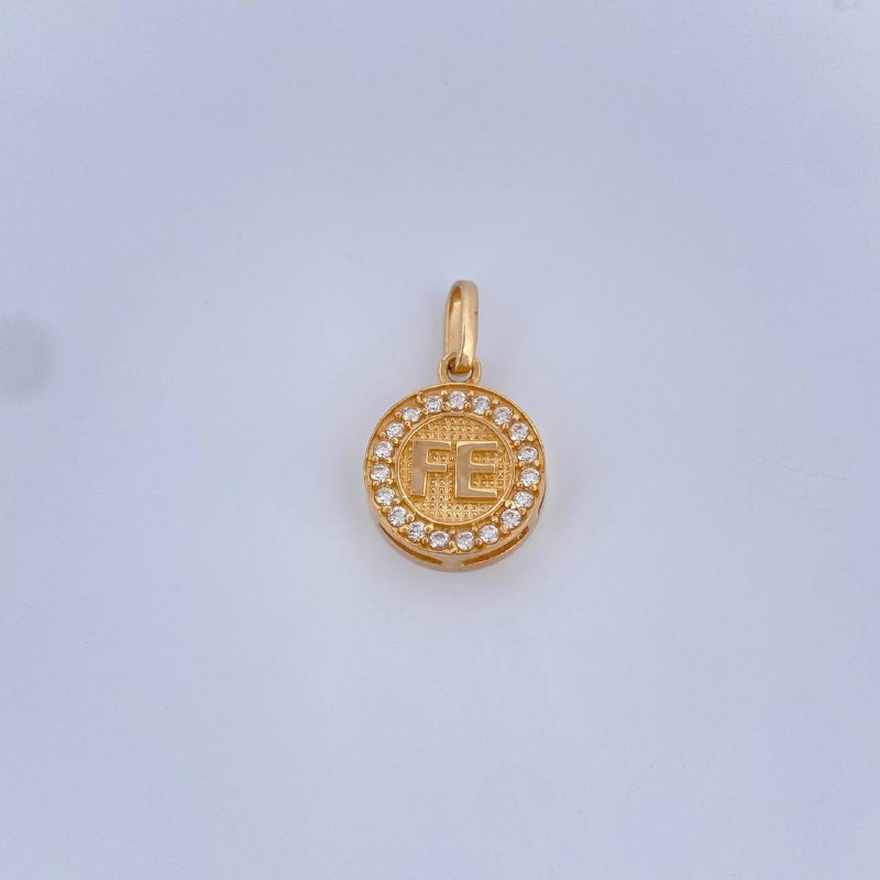 Pendant Faith 1.85gr / 2cm / 18K Yellow Gold &