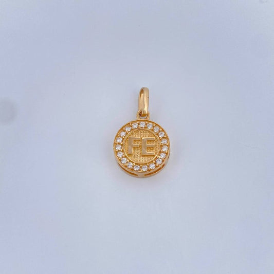 Pendant Faith 1.85gr / 2cm / 18K Yellow Gold &