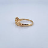 Princess Ring 1.55gr / Size 6 1/2 / 18K Gold &