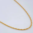 Rope Chain 1.1gr / 23 1/2 in / 18K Gold +3 +