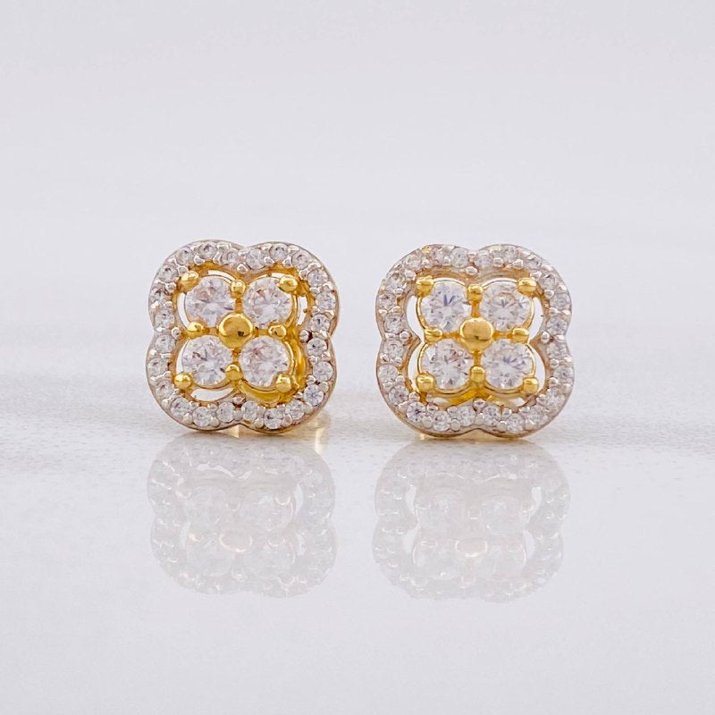 Topos Trebol 2.8g / in / 9.79mm Oro Amarillo 18K