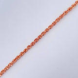 Rope Bracelet 2gr / 7.5in / 18K Gold +3$