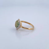 Heart Ring 2.45gr / Size 6 1/2 / 18K Gold &