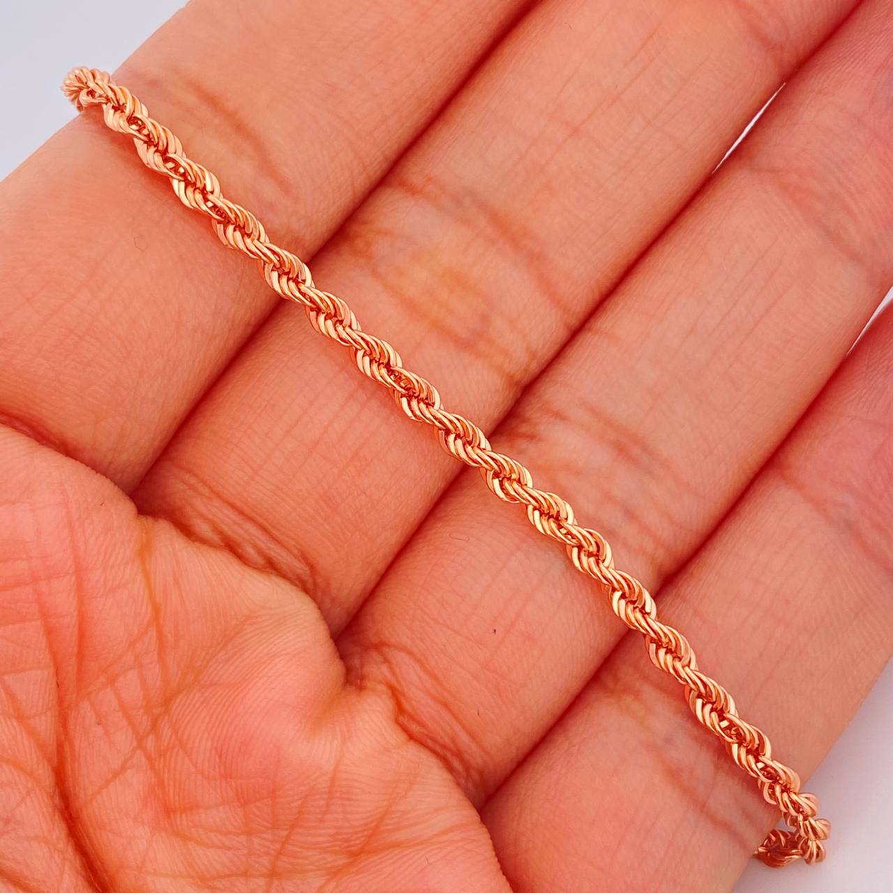 Rope Bracelet 2gr / 7.5in / 18K Gold +3$