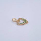 Pendant Heart Silhouette 1.4gr / 2.1cm / 18K Gold &