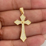 Dije Cruz Gotica 2.05gr / 1 1/2 in / Oro Amarillo 18K &