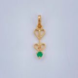 Dije Silueta Flecha 0.4gr / 3/4 in / Oro Amarillo 18K $