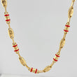 Rustic Chain Crown 15.05 g / 24 1/2 in / 3.8 mm 18K Yellow Gold
