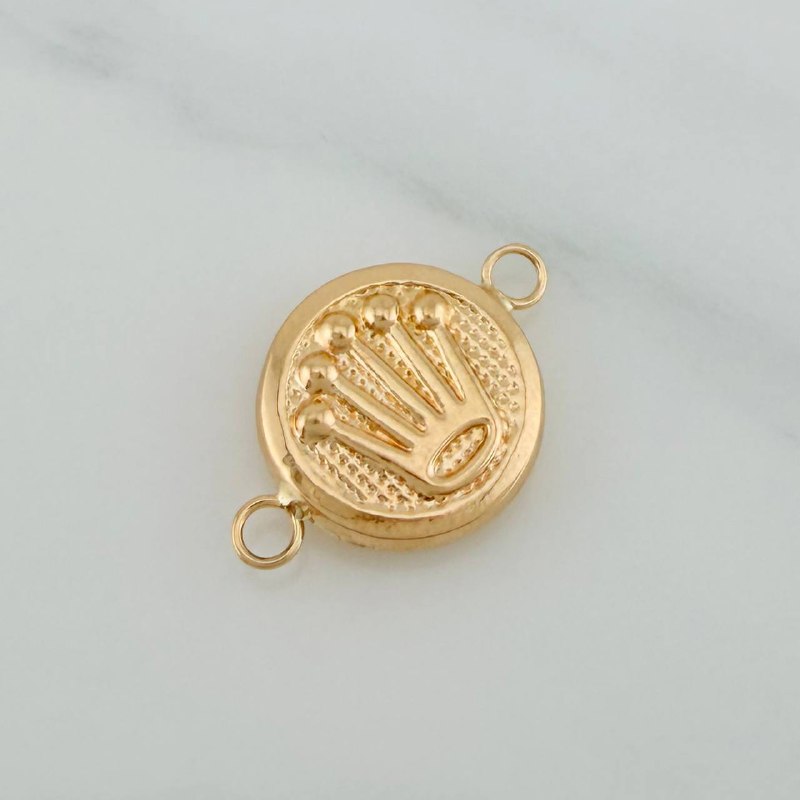 Charm Crown 0.85gr / 3/4 in / 18K Yellow Gold %