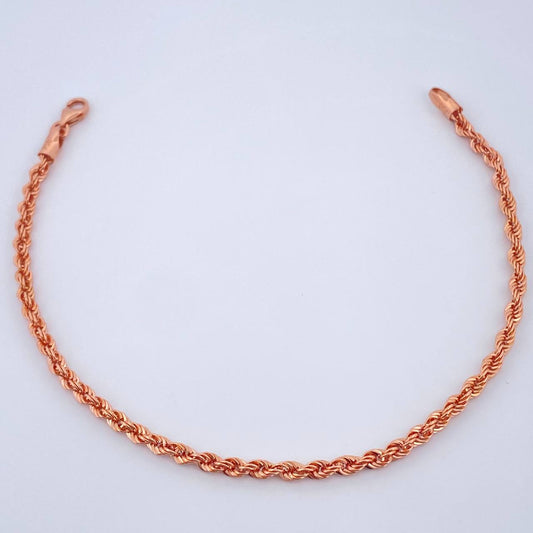 Pulso Lazo 2gr / 7 1/2 in / Oro Rosa +3 18K $