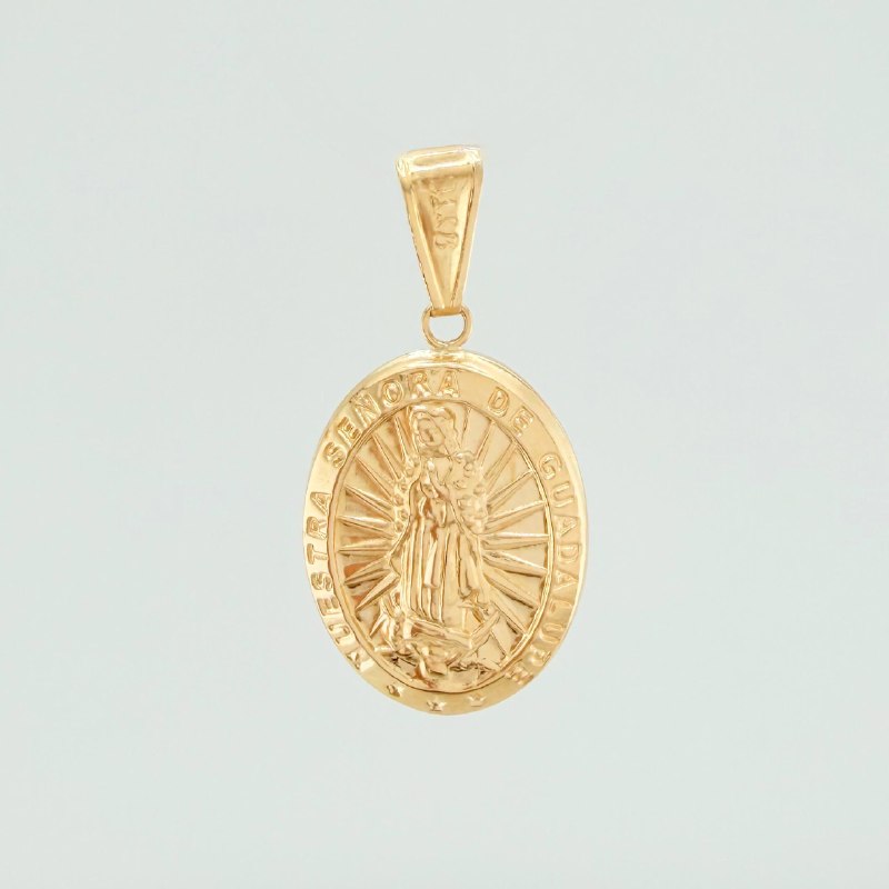 Pendant Virgin of Guadalupe 1.9 g / 1 1/4 in 18K Yellow Gold