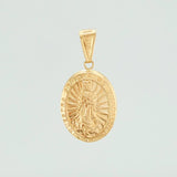 Pendant Virgin of Guadalupe 1.9 g / 1 1/4 in 18K Yellow Gold