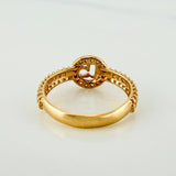 Ring 15´S 2.25 g / T5 3/4 Two Yellow White Gold 18K