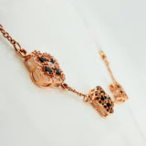 Clover Bracelet 9.9 g / 8 1/4 in / 1.5 mm 18K Rose Gold