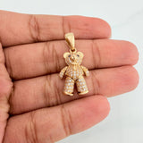 Dije Oso Articulado Corbata 4.75 g / 1 in Oro Amarillo 18K