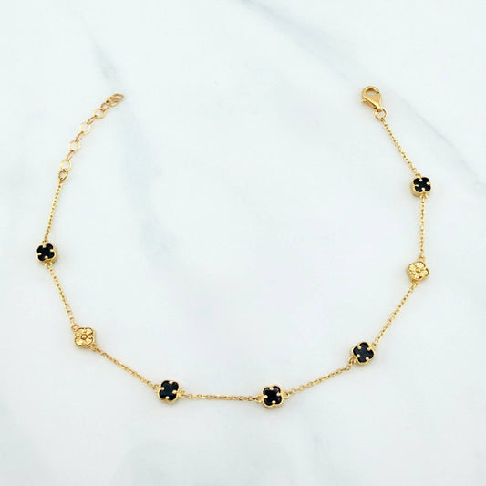 Clover Bracelet Classic Link 3.1 g / 8 in / 4.2 mm 18K Yellow Gold