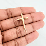 Charm Cross 0.8 g / 1 1/4 in Yellow Gold 18K