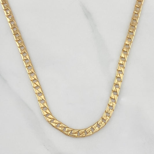 Cadena Panzer 28.1 g / 26 1/4 in / 4 mm Oro Amarillo 18K