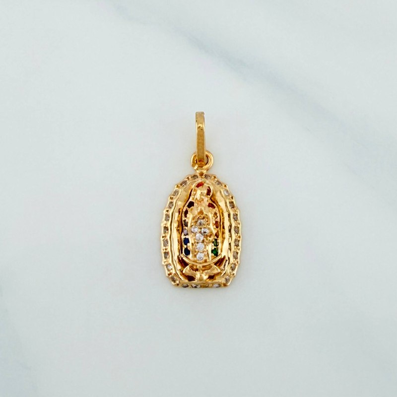 Dije Virgen De Guadalupe 1.9 g / 1 in Oro Amarillo 18K