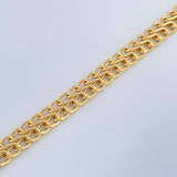 Pulso Sedusa 3.4gr / 7 1/2 in / 5.6mm Oro Amarillo +3 18K &