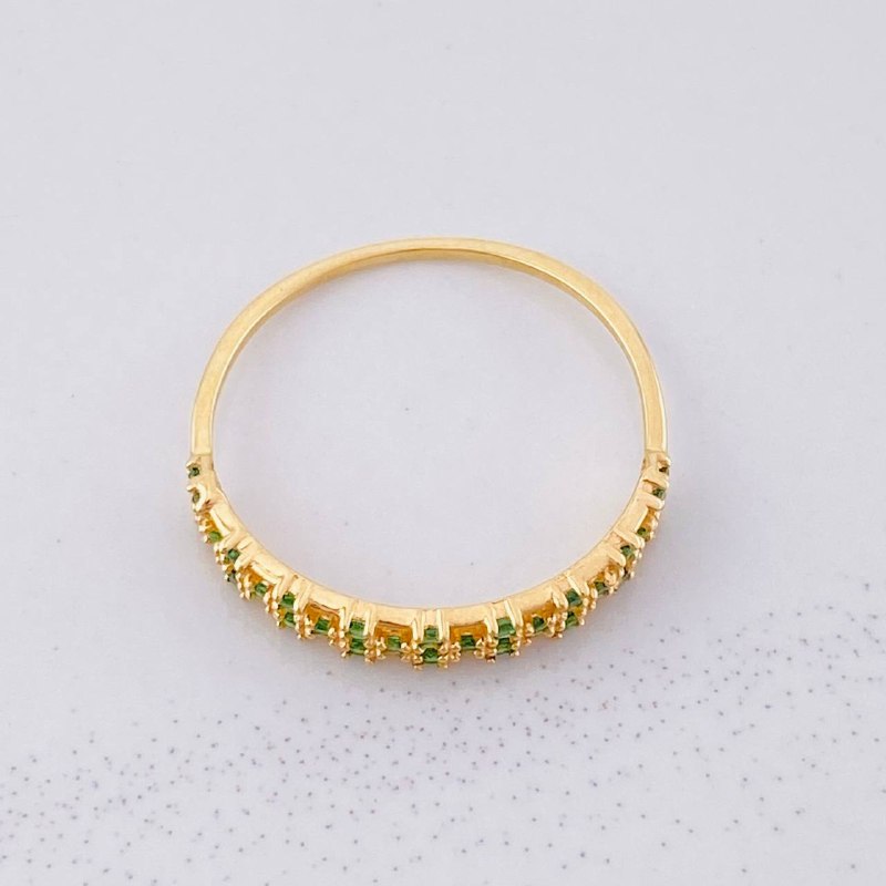 Three Lane Ring 0.85g / T7 Yellow Gold 18K
