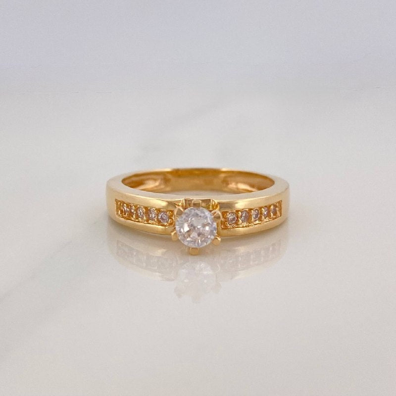 Solitaire Ring Bridge 3.5 g / T6 1/4 Yellow Gold 18K