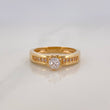 Solitaire Ring Bridge 3.5 g / T6 1/4 Yellow Gold 18K