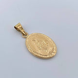 Dije Virgen Milagrosa 1.55gr / 1 1/4 in / Oro Amarillo 18K &