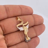 Pendant San Miguel 2.45gr / 1.6in / Three Golds 18K $