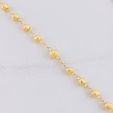 Rosario Virgen Milagrosa 13.7g /60 cm / 6mm Oro Amarillo 18K