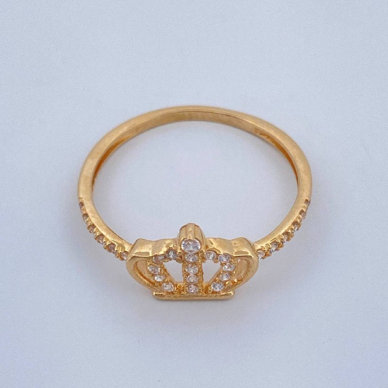 Tiara Ring 1.55gr / Size 6 1/4 / 18K Gold $