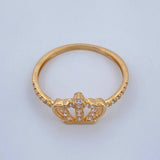 Tiara Ring 1.55gr / Size 6 1/4 / 18K Gold $
