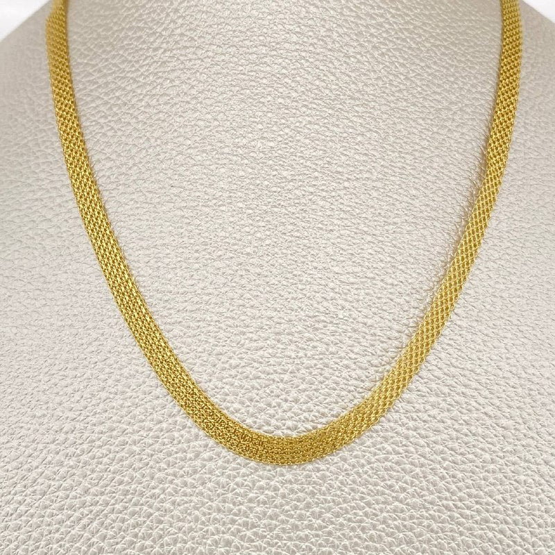 Cadena China 8.2gr / 24 1/4 in / 4.4mm Oro Amarillo +1 14K Italy %