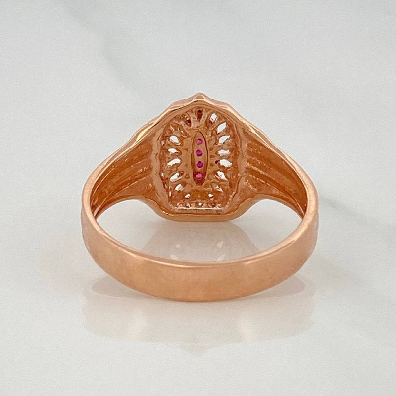 Our Lady of Guadalupe Ring 4.2 g / T8 3/4 18K Rose Gold