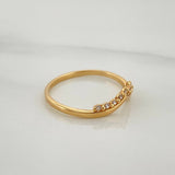 Tiara Ring 1.25gr / T5 / 3/4 in / Yellow Gold 18K &
