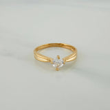 Anillo Solitario 1.5gr / T5 3/4 / 3/4 in / Oro Amarillo 18K $