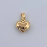 Pendant Heart 0.45gr / 3/4 in / 18K Gold
