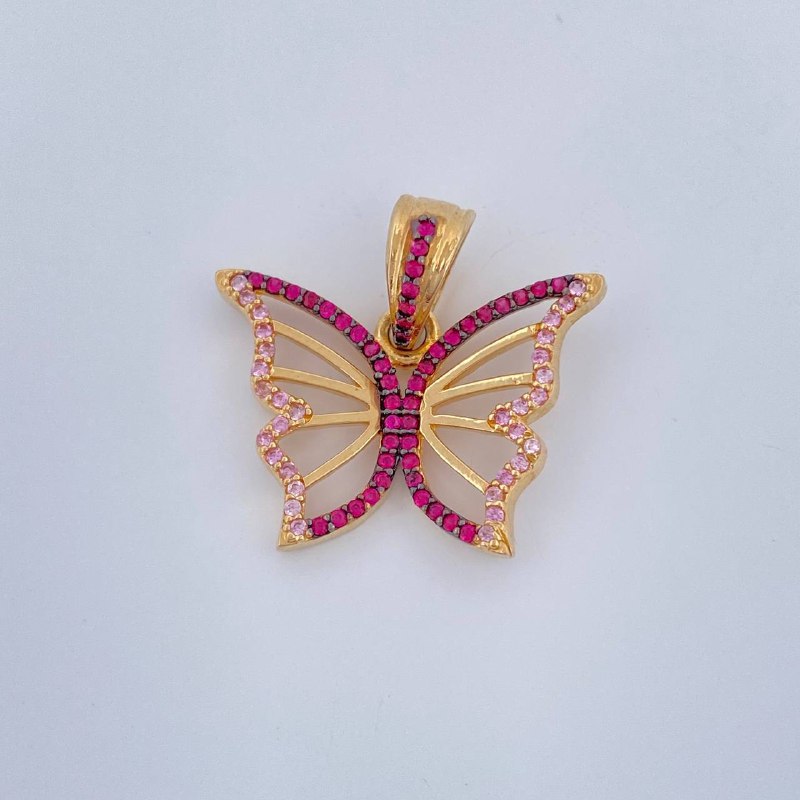 Butterfly Pendant 3.15gr / 0.9in / 18K Gold $