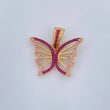 Butterfly Pendant 3.15gr / 0.9in / 18K Gold $