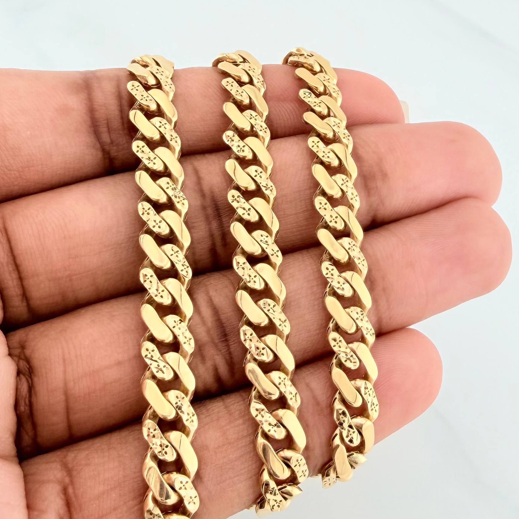 Cuban Links Monaco 24.15 g / 24 1/4 in / 6.3 mm 18K Yellow Gold