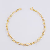 Pulso Figaro 1.55g / 8 1/4 in / 3.4mm Oro Amarillo 18K