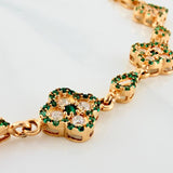 Clover Bracelet Drop 11.3 g / 8 in / 9.4 mm Yellow Gold 18K